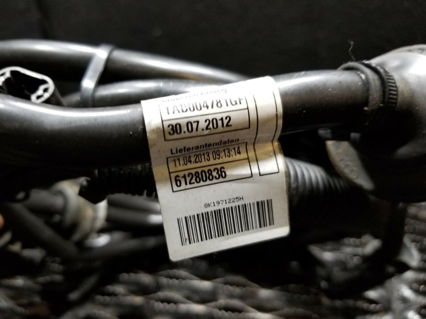 2013 2014 2015 2016 Audi A4 Sedan Positive Battery Cable / Harness Loom OEM