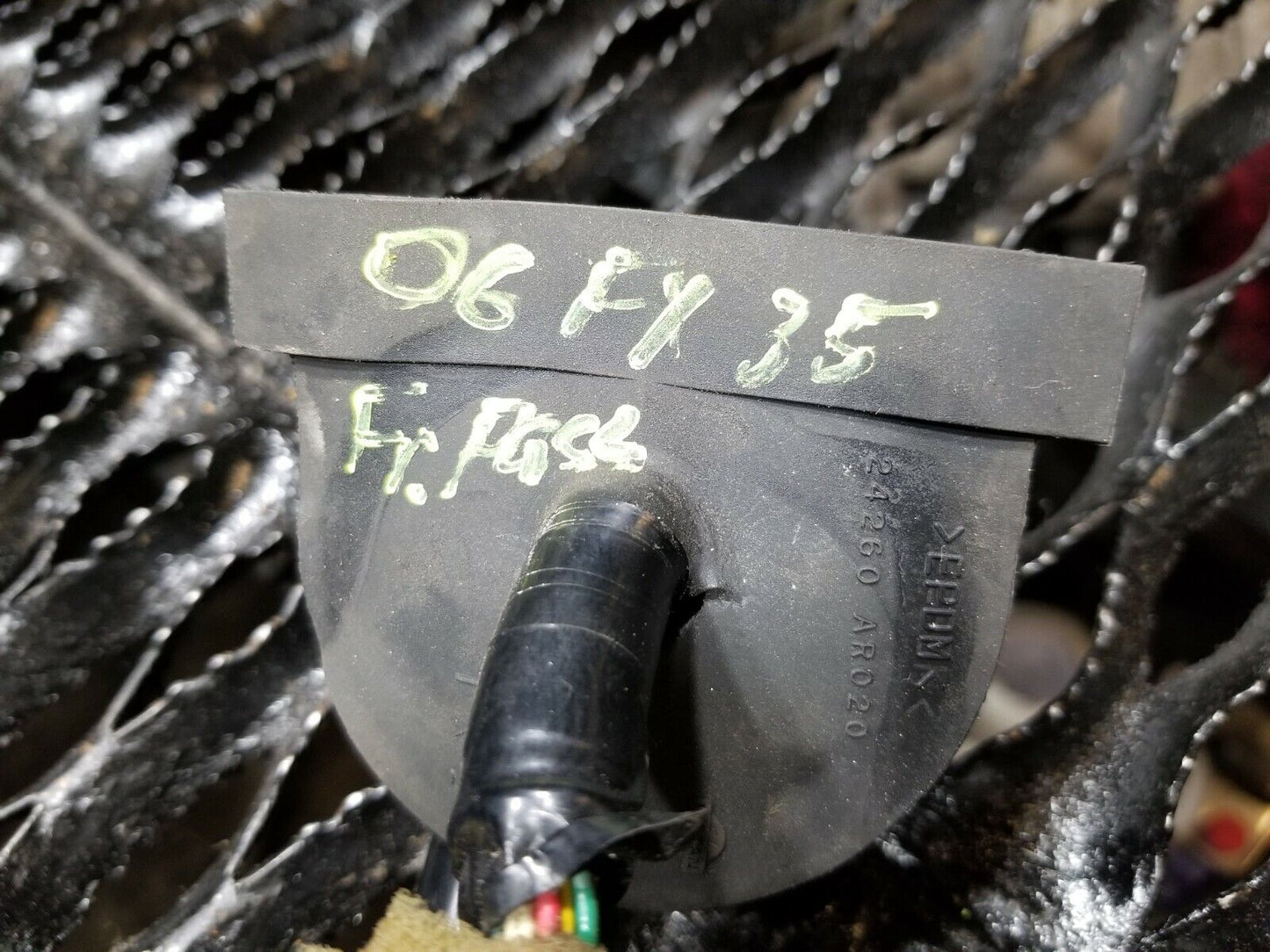 06 07 08 Infiniti Fx35 Front Right Passenger Side Door Wire Harness OEM