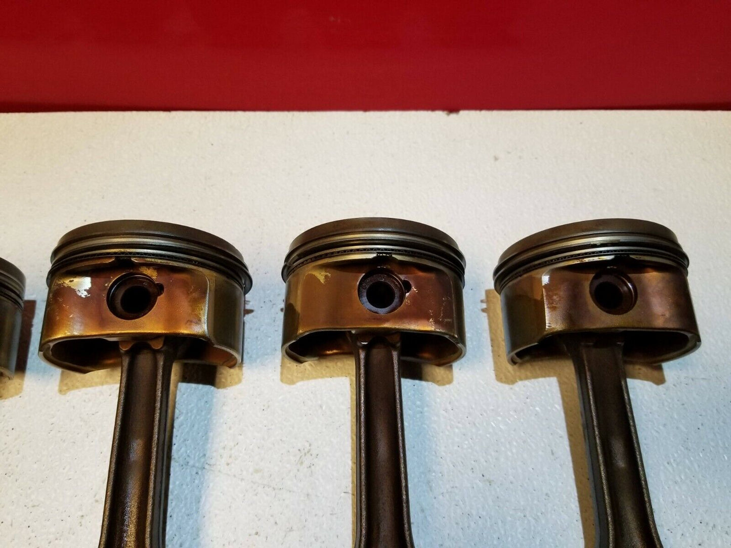 03 04 05 06 Audi A4 B6 3.0l Piston W/ Connecting Rod 6pcs Size: Std OEM •bgn•