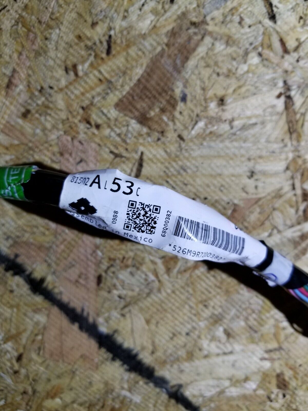 15 16 17 Subaru Legacy Interior Wire Harness Rear Right Pass Side OEM 10k Miles