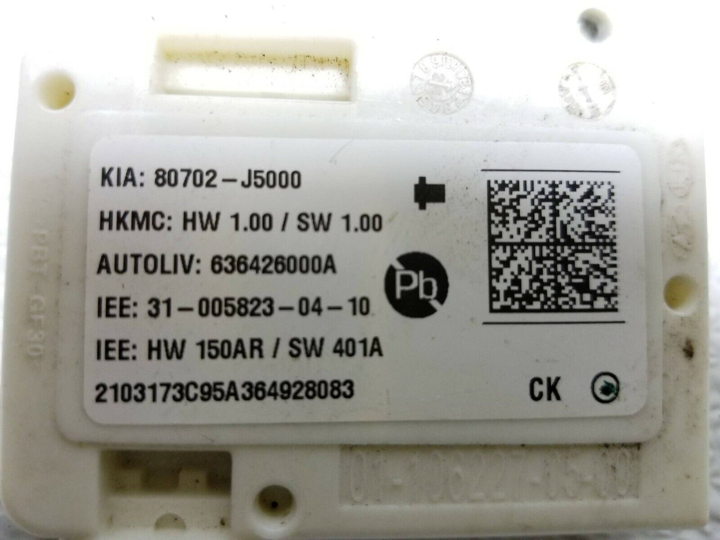 21 22 Kia Stinger Right Pass Front Seat Occupant Detection Module OEM 312 Miles