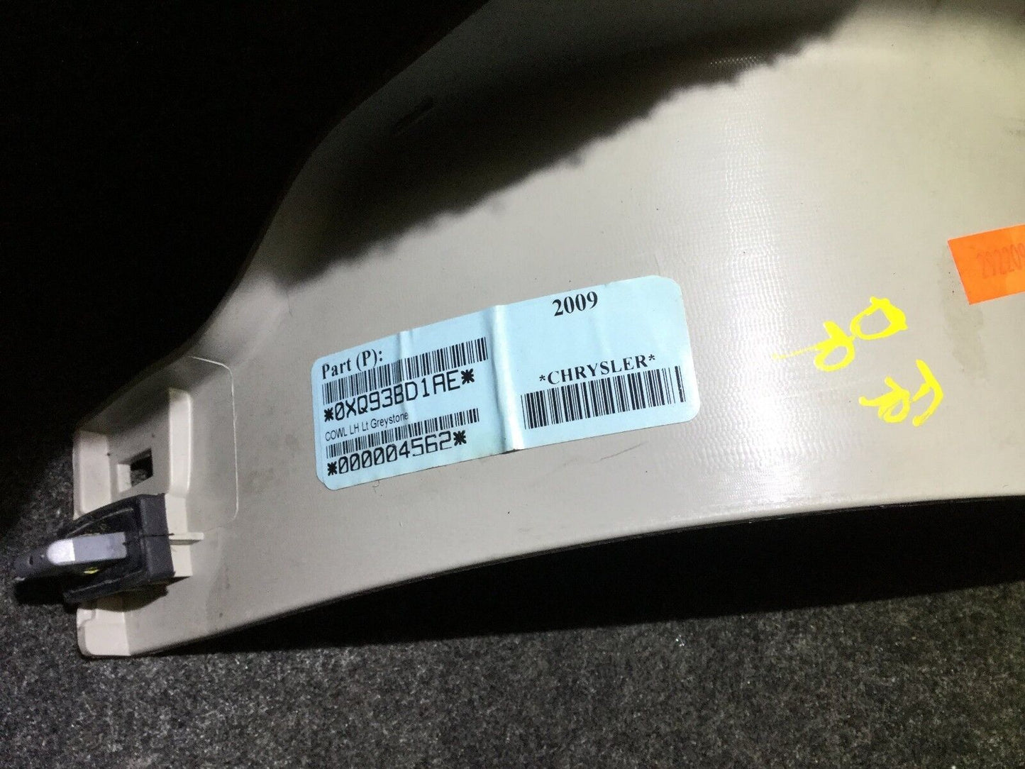 07 08 09 10 Chrysler Avenger Sebring Front Left Driver Cowl Kick Trim Panel OEM
