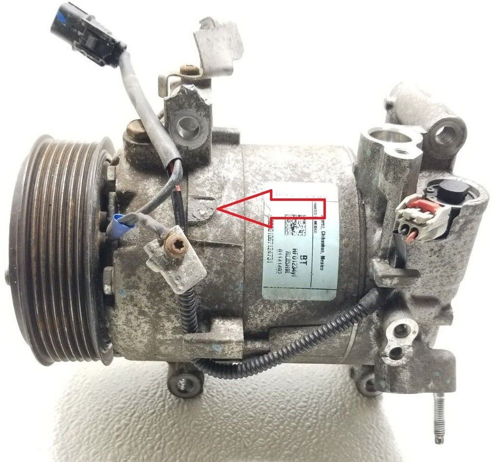 16 17 18 19 20 Honda Civic 2.0l AC Compressor 6cvc140e. Ground Wire Broke Off
