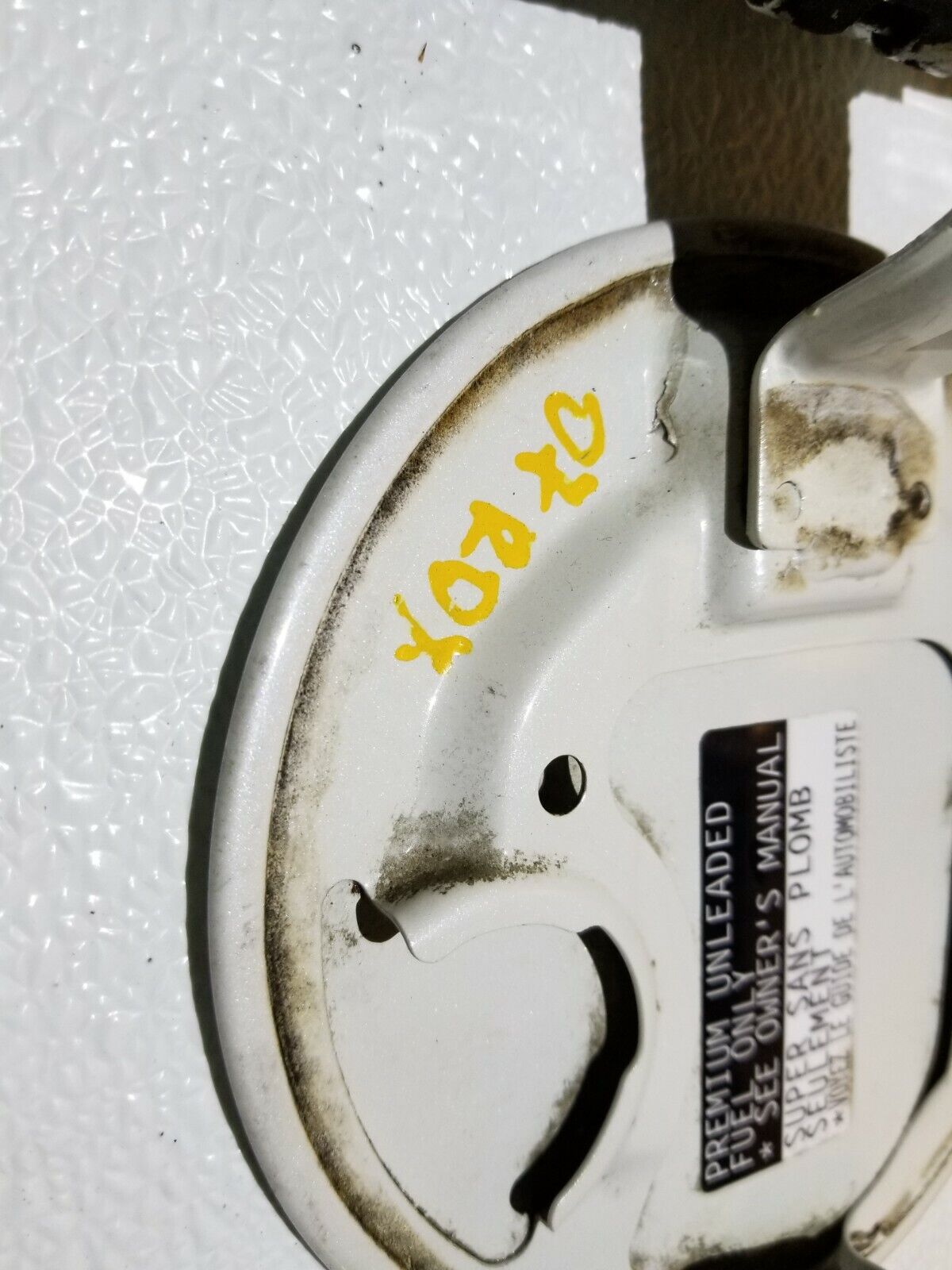 07 08 09 10 11 12 Acura RDX Fuel Tank Door Lid (paint Code : Nh603px) OEM