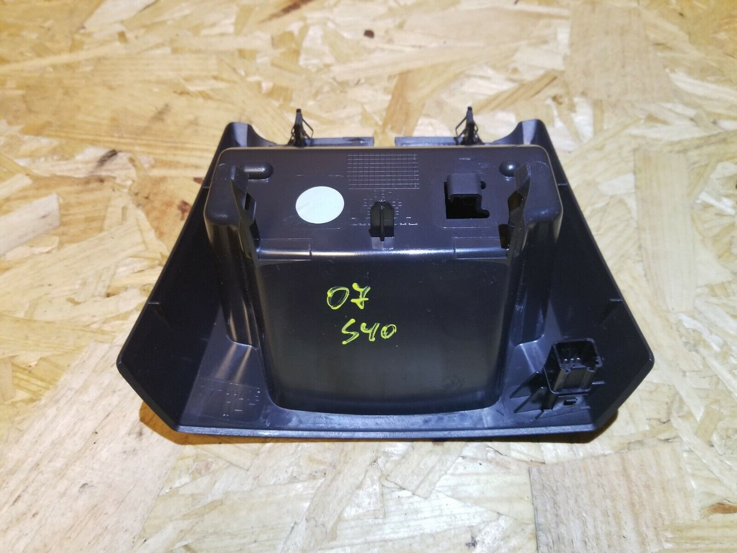 05 06 07 Volvo S40 Center Console Compartment Coin Tray Black OEM