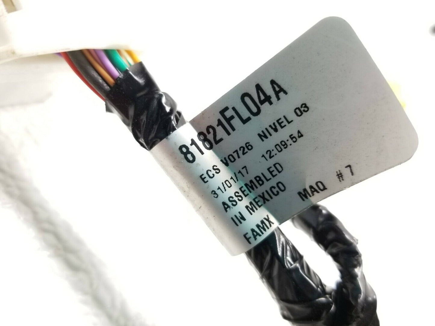 17 18 19 Subaru Impreza Sport Front Right Pass Door Wire Harness OEM 64k