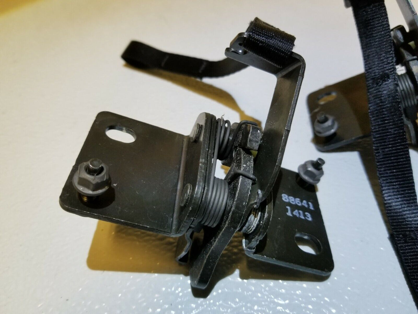 04 05 06 07 08 Nissan Maxima Rear Seat Fold Lock Pair OEM