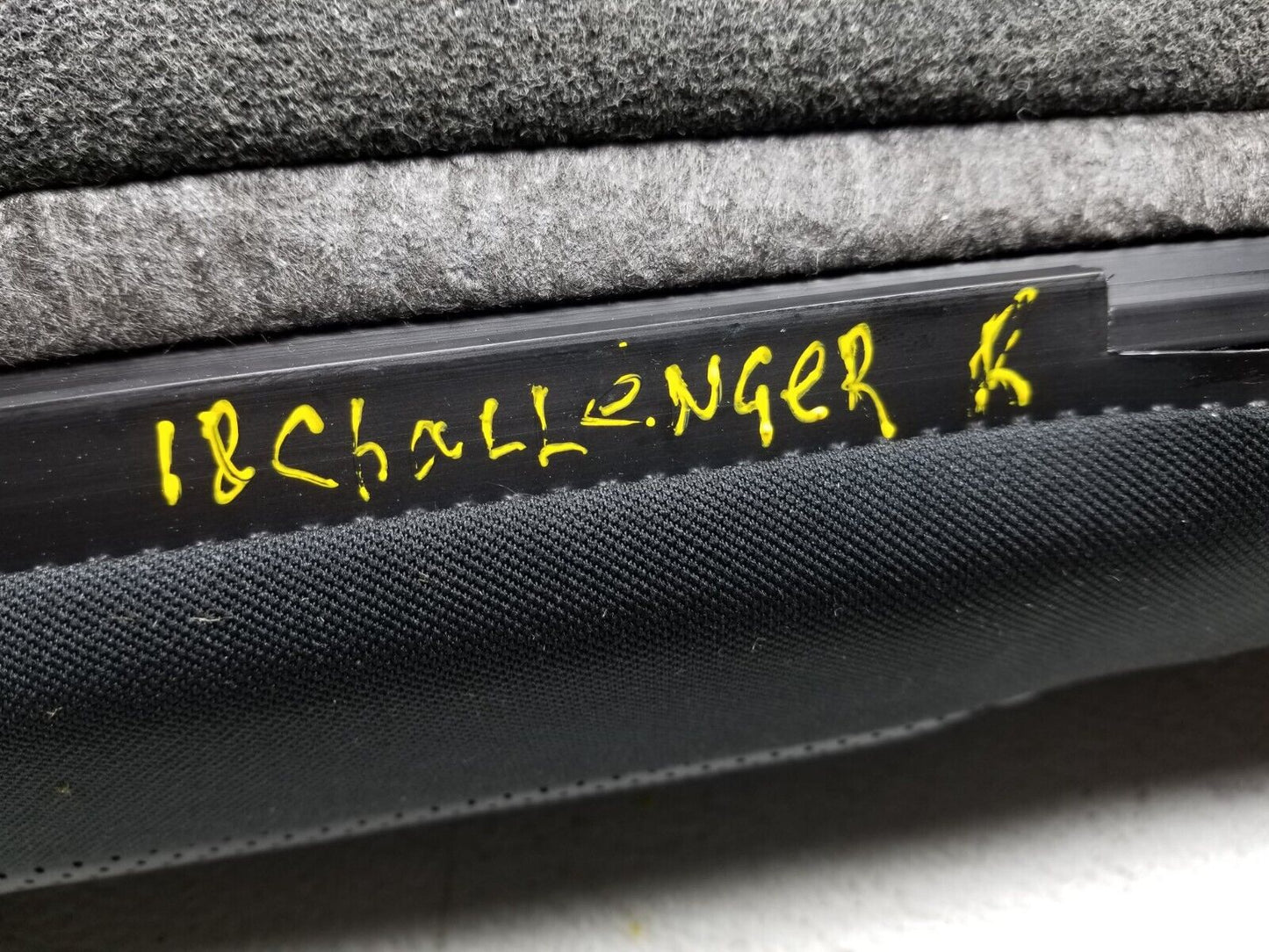 15 16 17 18 Dodge Challenger Rear Seat Driver Side Left Back Backrest OEM 36k