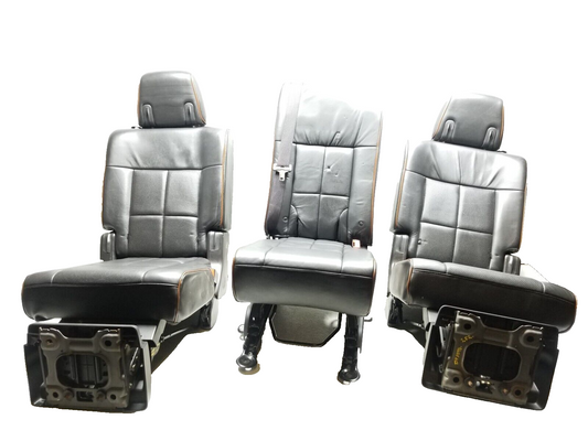 07 08 09  Lincoln Navigator Seat 2nd Row Rear Seat Left Center Right 3pcs OEM