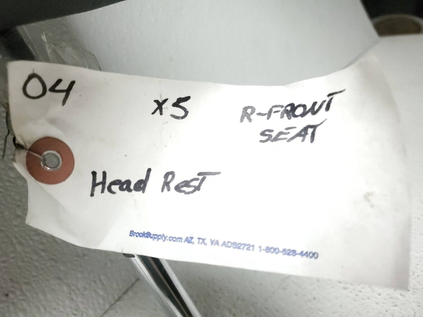 04 05 06 2004 BMW X5 Front Right Seat Headrest Leather OEM