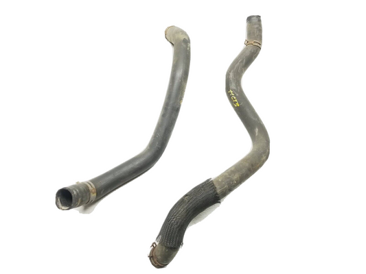 2011 - 2014 Cadillac CTS Coupe Radiator Coolant Hose Pipe Pair OEM