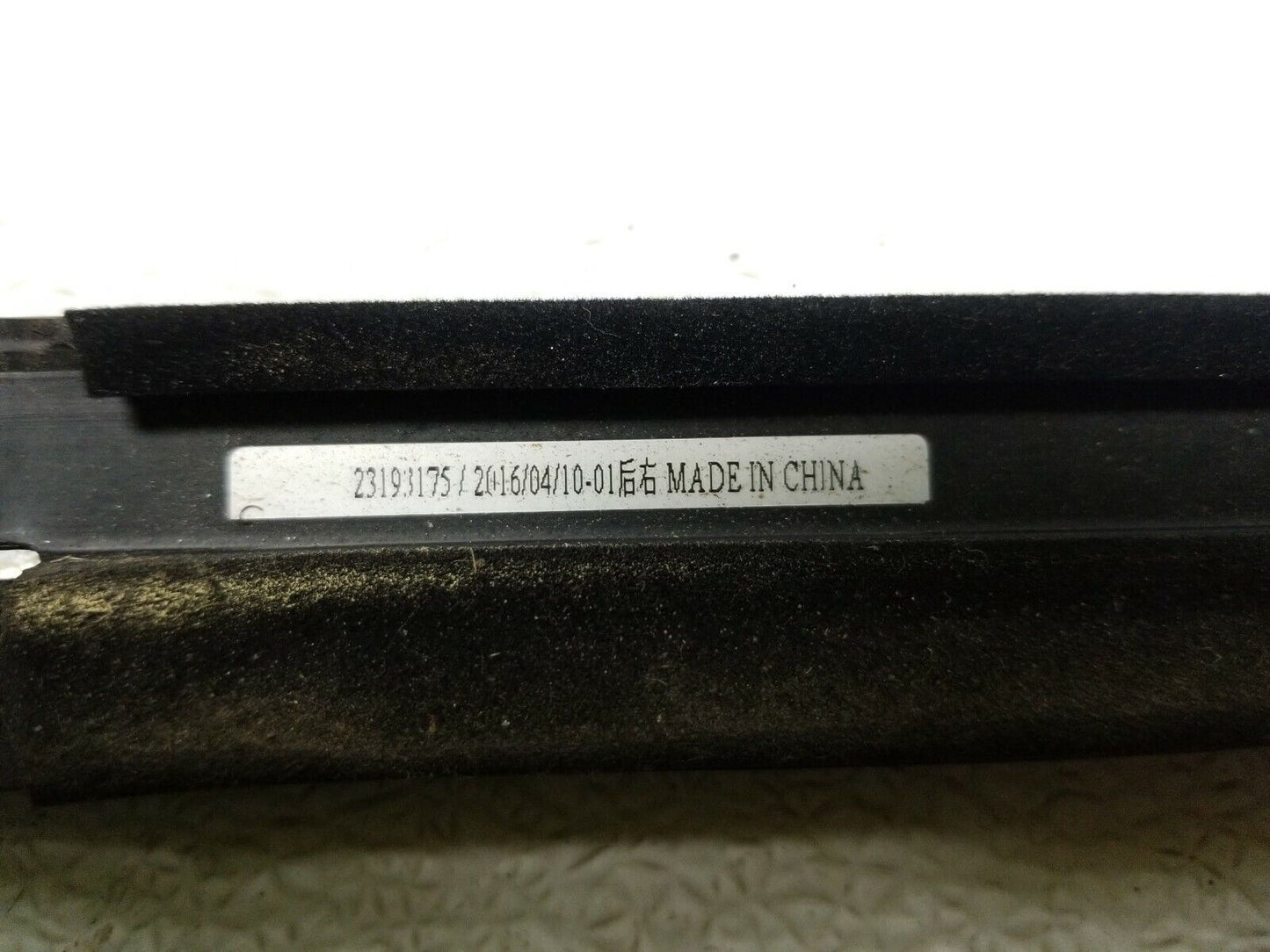 14 15 16 17 GMC Terrain Rear Right Pass Door Window Belt Seal Molding OEM 14k