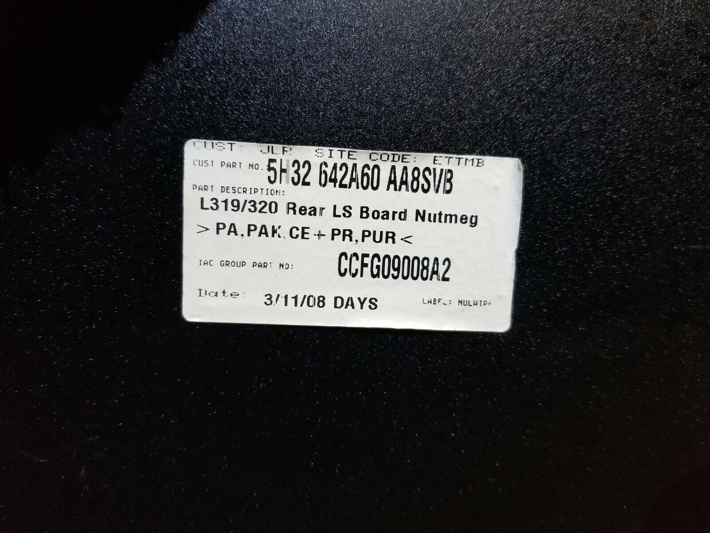 06 07 08 09 Range Rover Sport Rear Trunk Hard Mat Cover Carpet Trim OEM