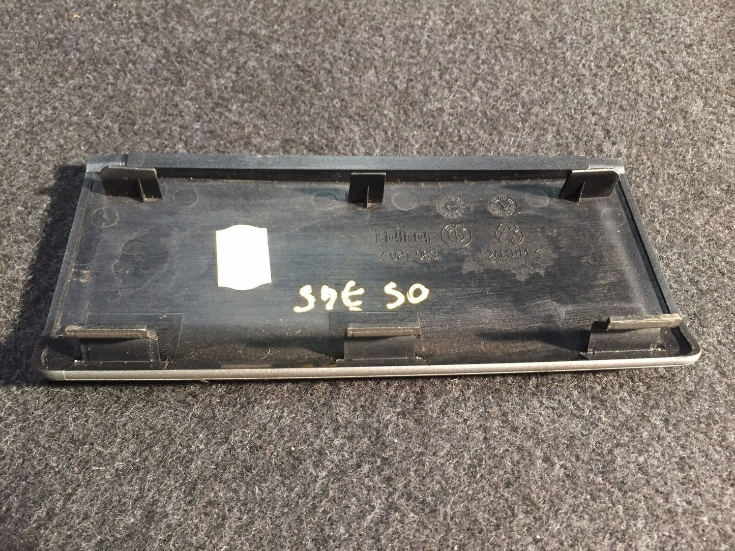 02 03 04 05 BMW E65 E66 Front Console Insert Headliner Plastic Trim OEM