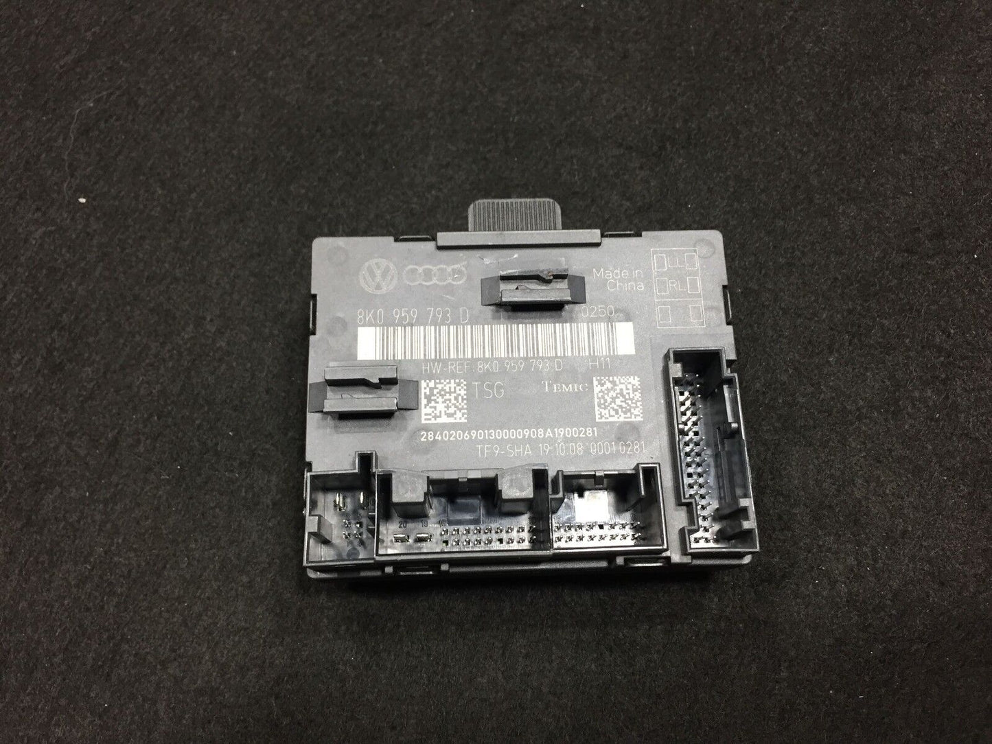08 09 10 11 Audi A5 Coupe Front Left Driver Door Control Module 8k0959793 OEM