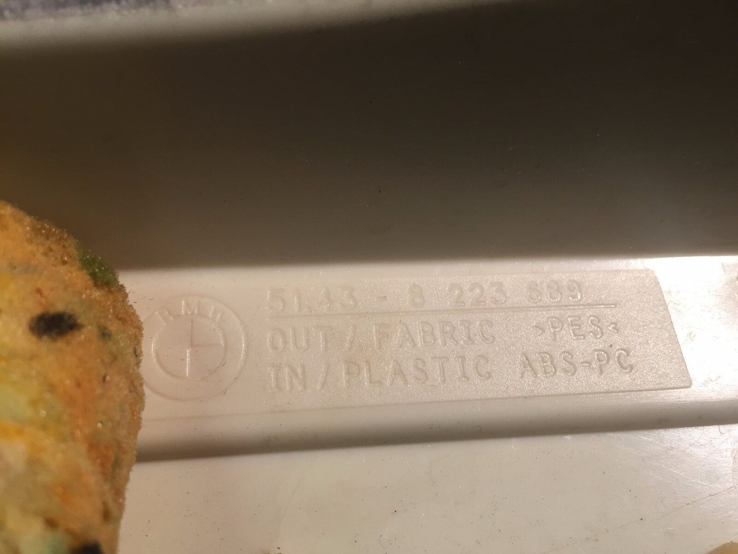 02 03 04 05 BMW 745i E65 Rear Left Driver Interior C Pillar Trim Cover OEM