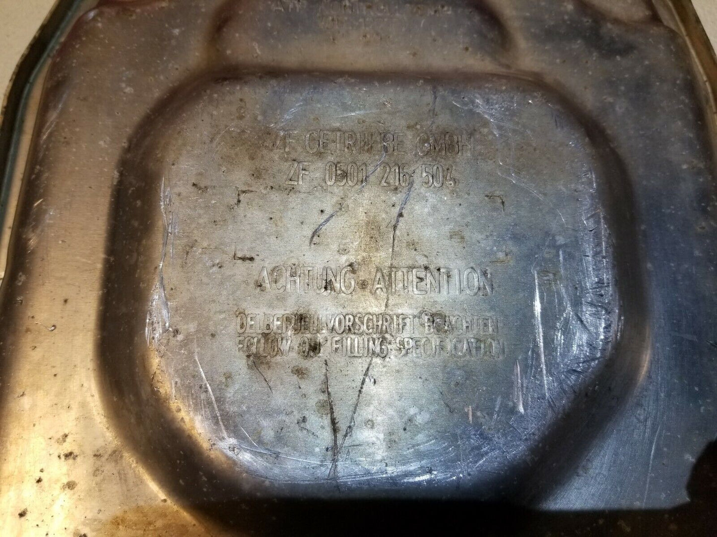 08 09 10 11 Audi A5 3.2l Auto Transmission Oil Pan OEM •6hp-28•
