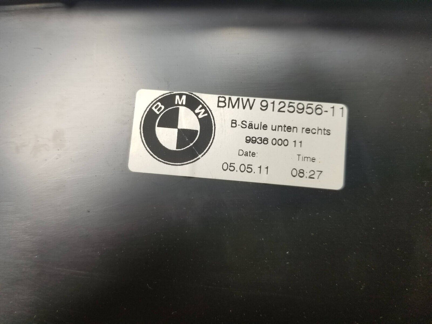 09 10 11 12 BMW 750li Right Passenger Lower B Pillar Trim Cover OEM