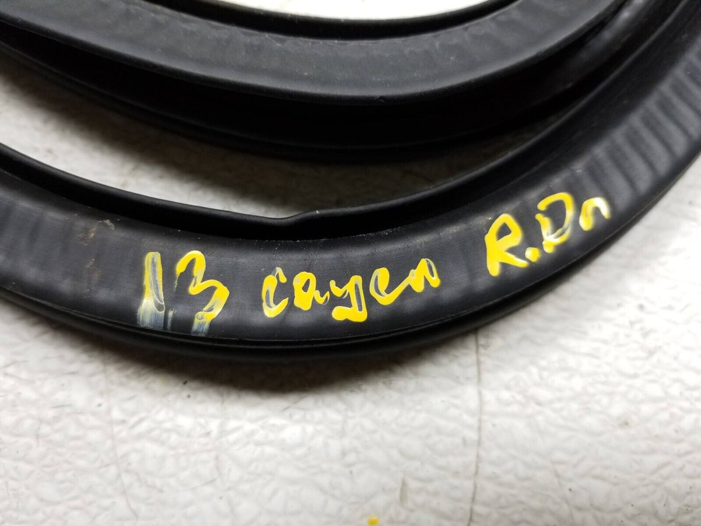 2011 - 2014 Porsche Cayenne Rear Left Driver Side Door Weatherstrip Seal OEM