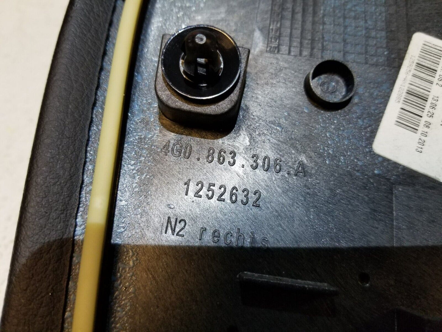 12 13 14 15 Audi A6 Center Console Right Passenger Cover Trim Panel OEM