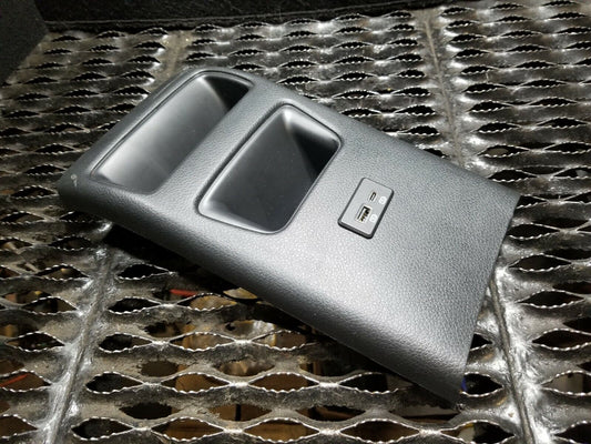 16 17 18 19 Nissan Sentra Center Console Rear Trim Panel Usb Charger OEM 49k