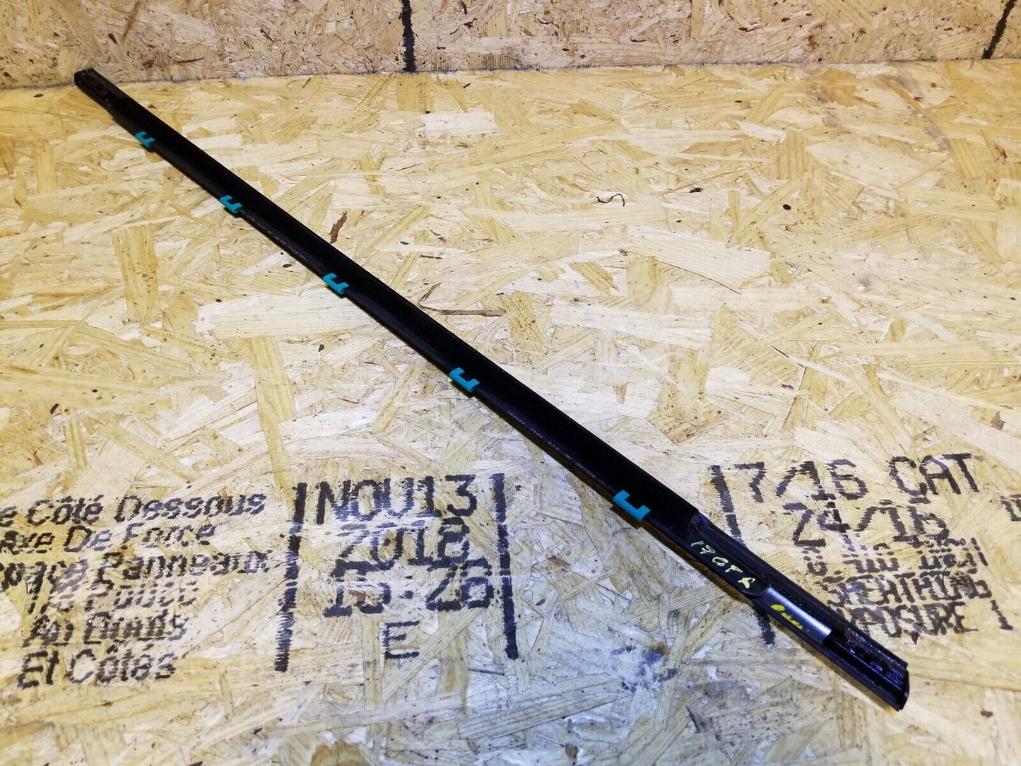 15 16 17 Hyundai Elantra Gt Rear Right Door Window Weather Strip Belt OEM