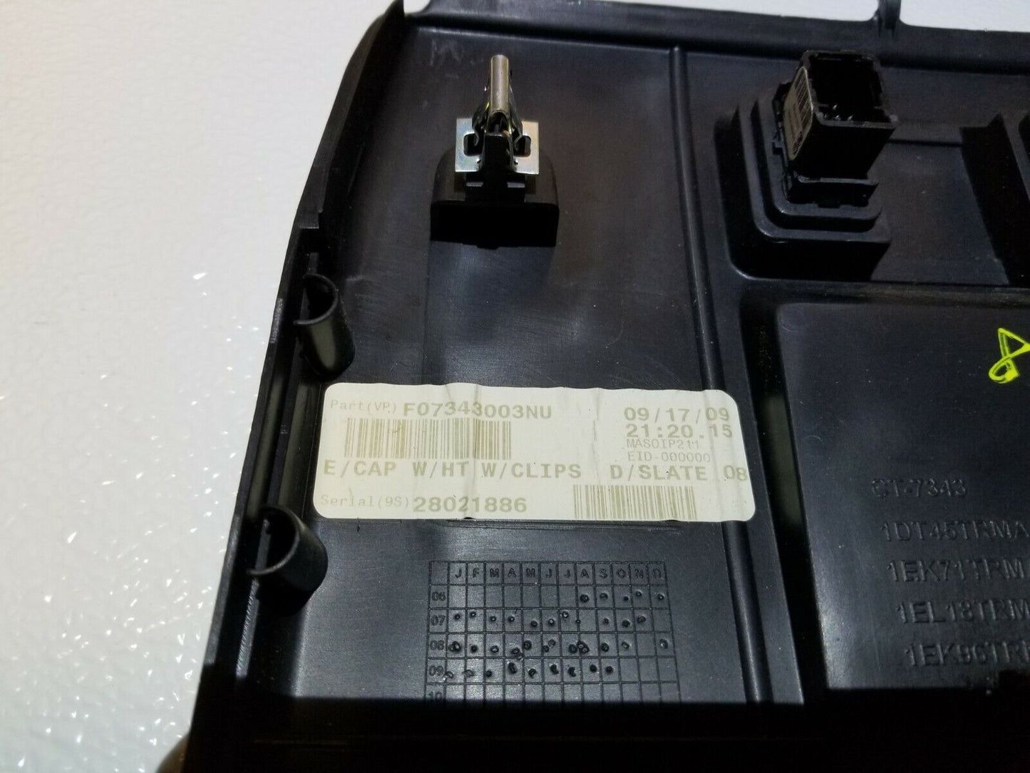 07 08 09 10 Jeep Grand Cherokee Srt8  Rear Seat Heated Switch W/ Trim Panel OEM