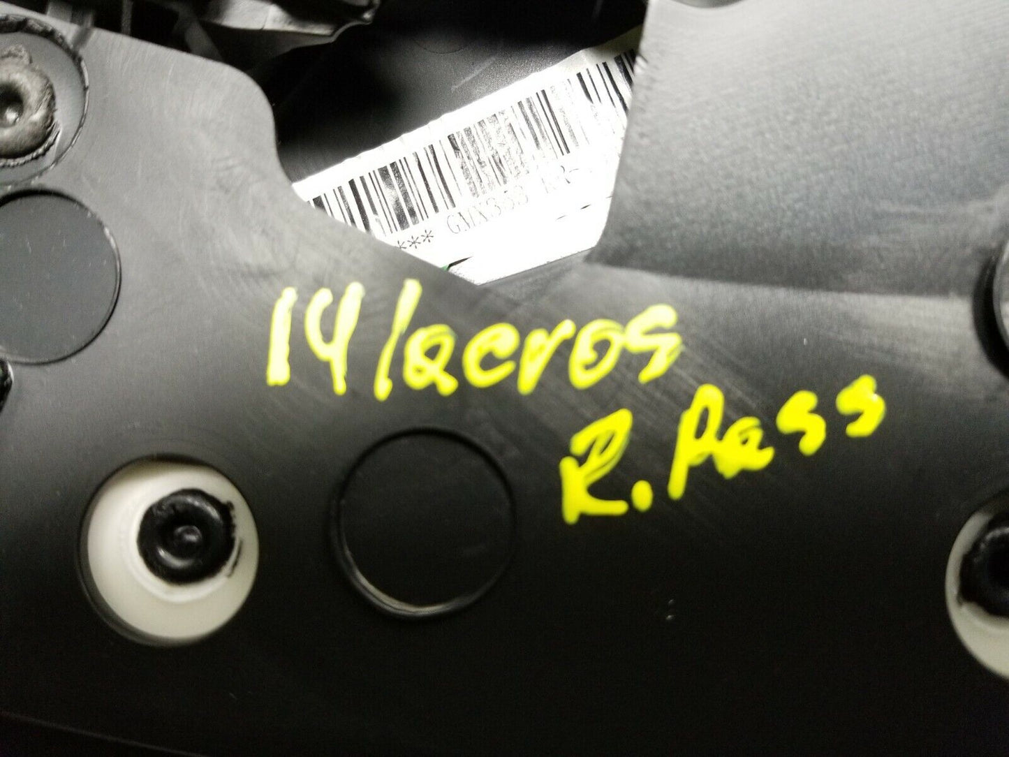 14 15 16 Buick Lacrosse Rear Right Pass Door Trim Panel OEM 60k Miles