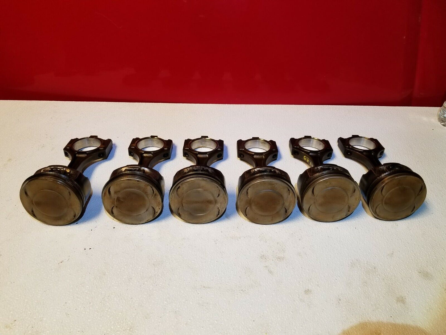 05 06 07 08 Jaguar X-type 3.0l Connecting Rod W/ Piston - Std 6pcs OEM 86k Miles