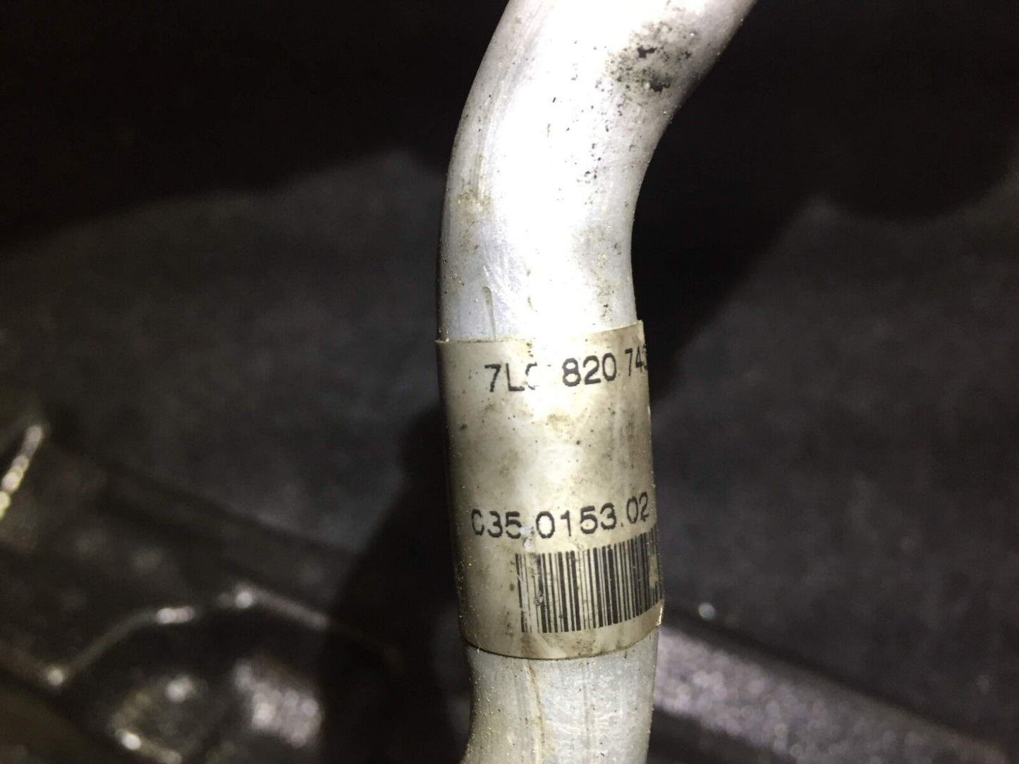04 05 06 Porsche Cayenne 3.2l AC Hose / Line Expansion Valve To Compresor OEM