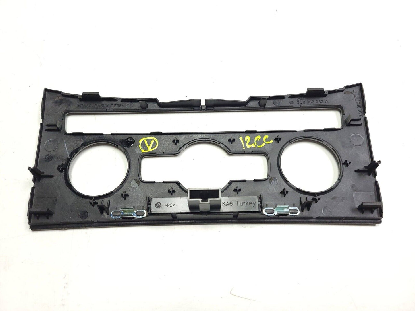 09 - 17 Volkswagen Cc Ac Climate Control Heater Control Trim OEM