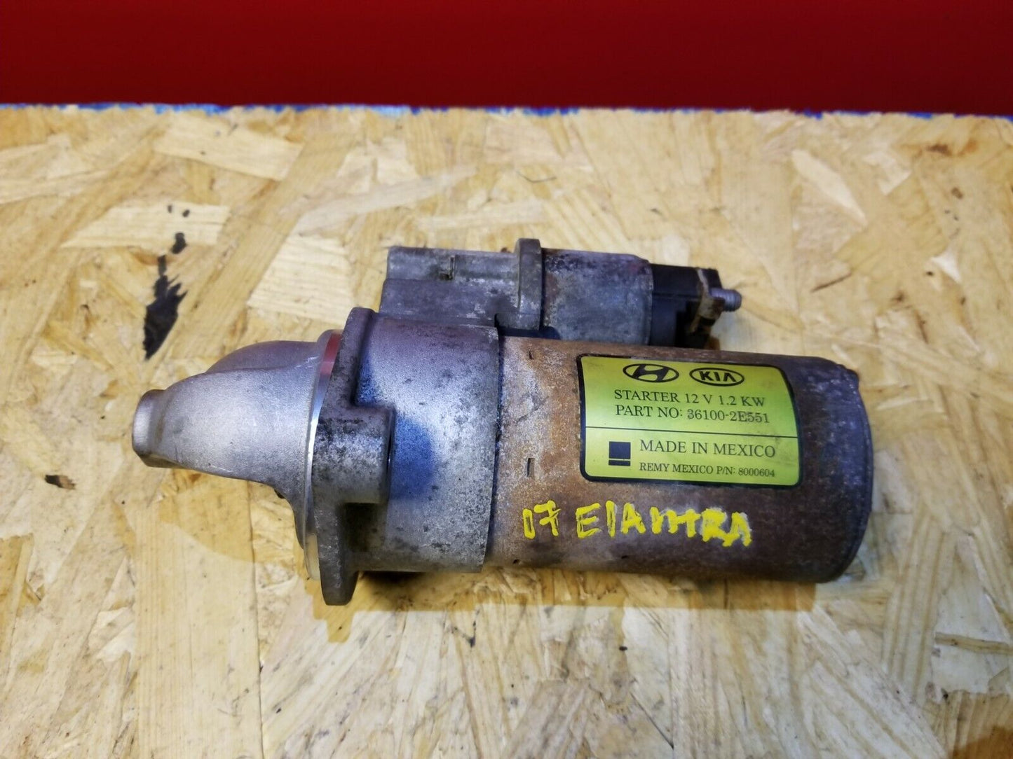 17 18 Hyundai Elantra 2.0l Starter Motor OEM 22k Miles