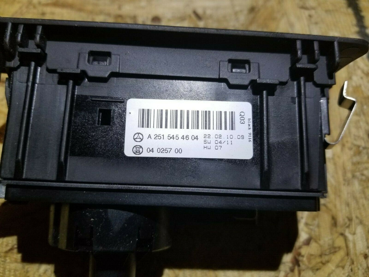 07 08 09 10 Mercedes-benz R350 Headlight Control Switch OEM