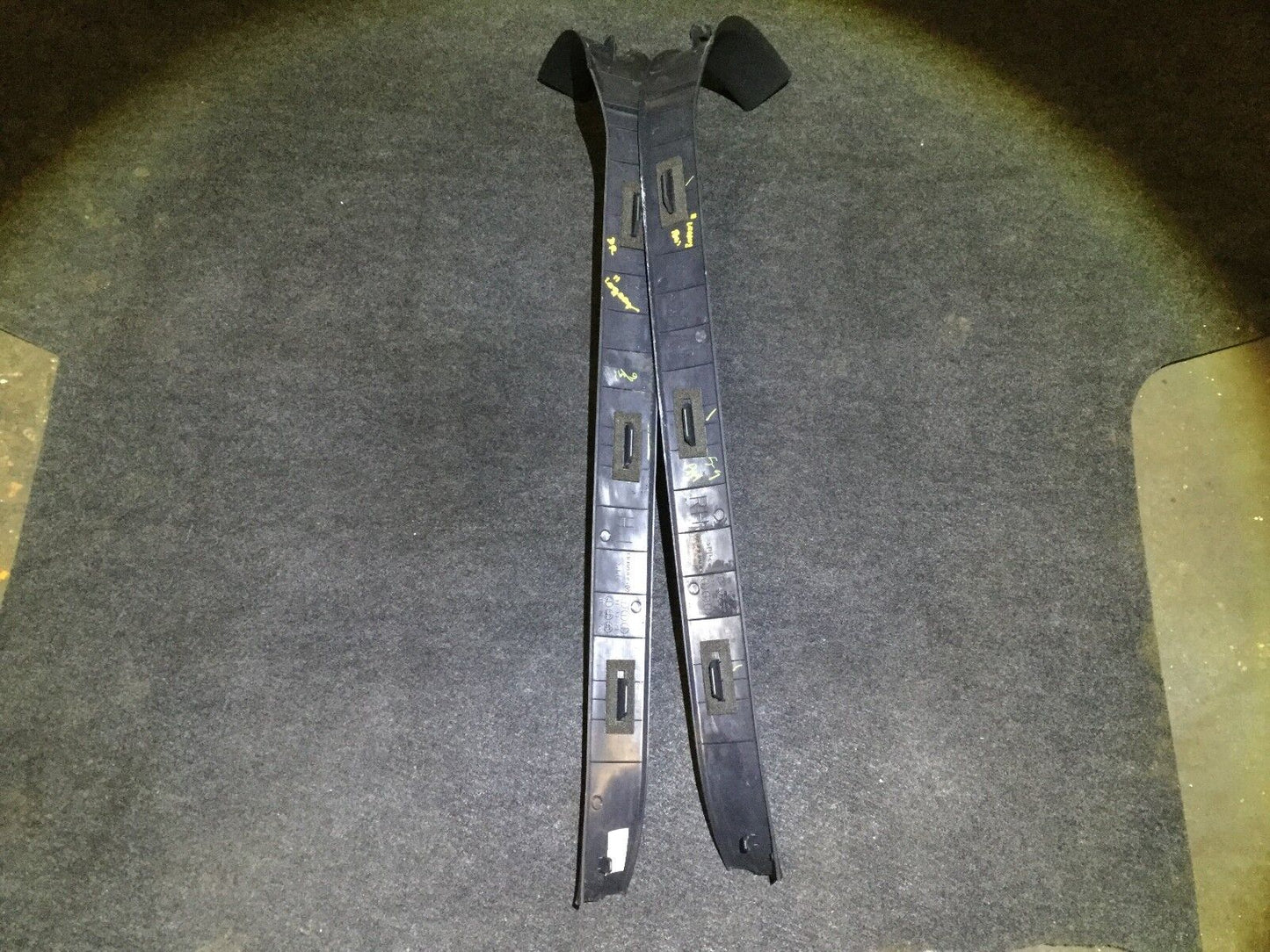 10 - 14 Subaru Legacy Front Left & Right Door Sill Scuff Trim Panel Pair OEM