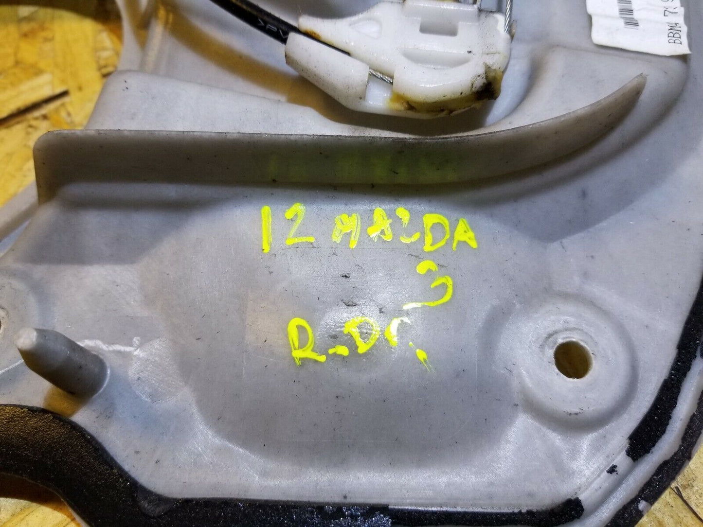 09 10 11 12 13 Mazda 3 Rear Left Driver Side Window Regulator Panel OEM