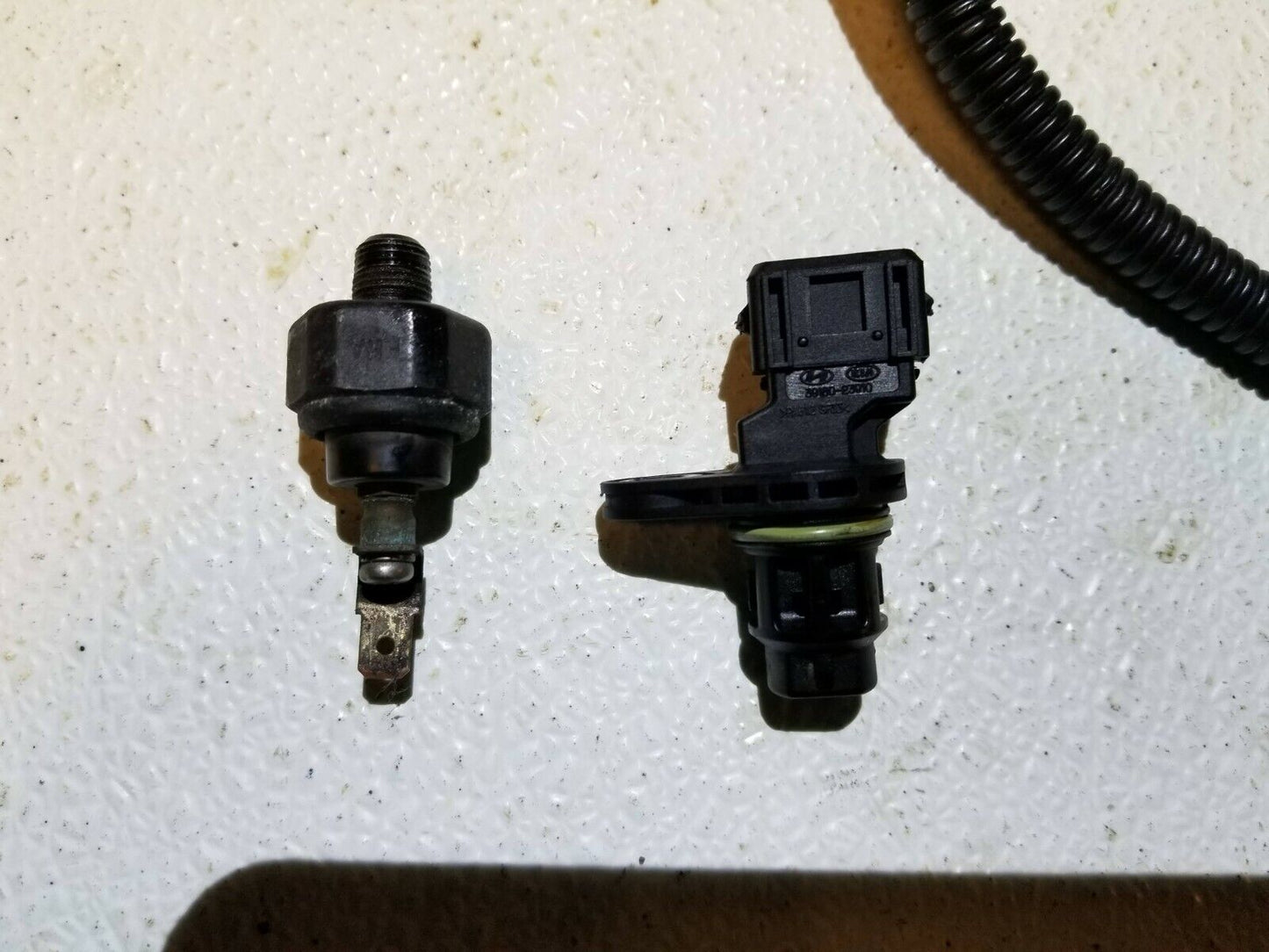 10 11 12 Kia Soul 2.0l Knock Oil Pressure Crankshaft Sensor 3pcs OEM 57k Miles