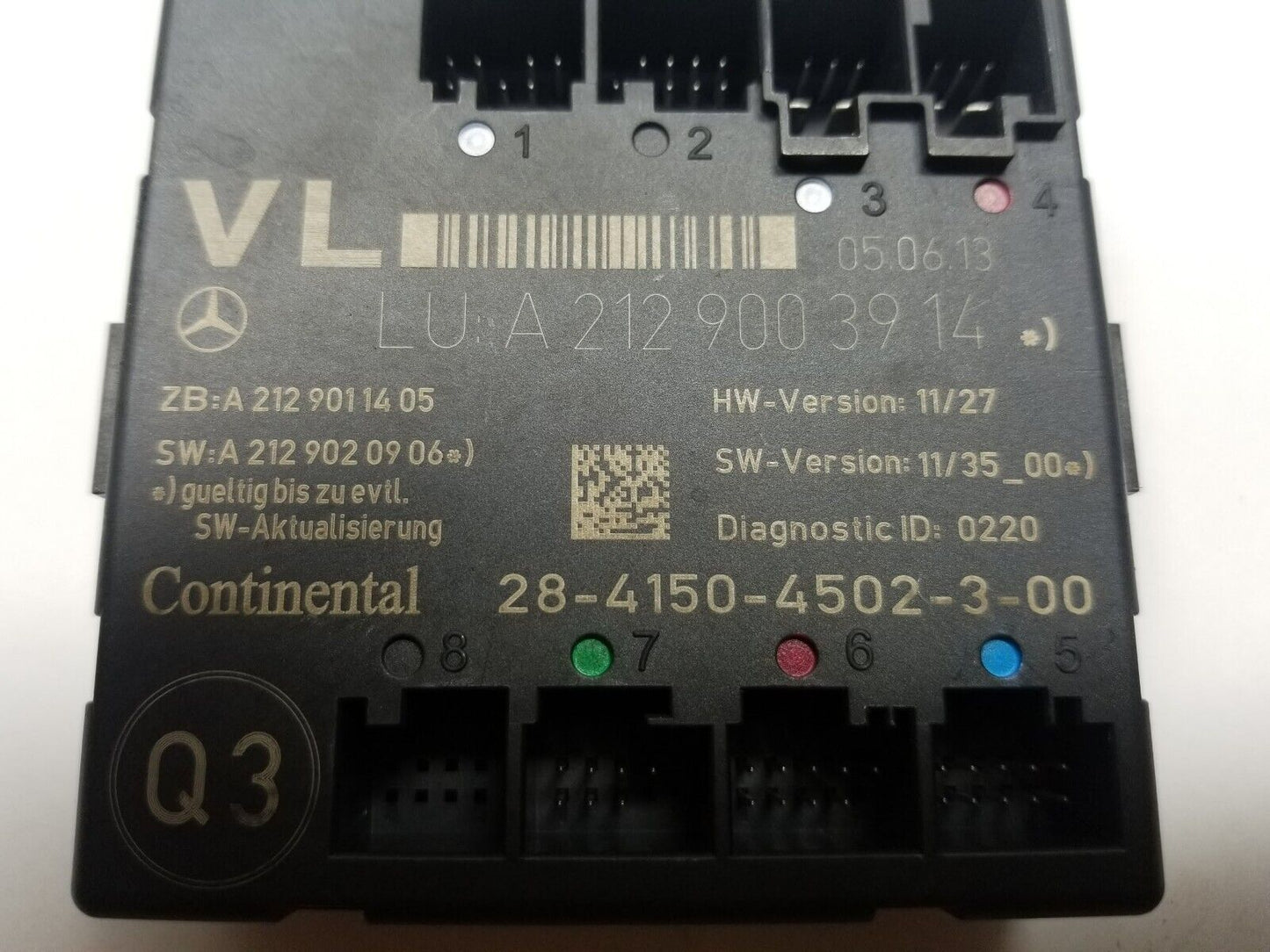 12 13 14 Mercedes-benz C300 Front Left Driver Door Control Module 2129003914 OEM
