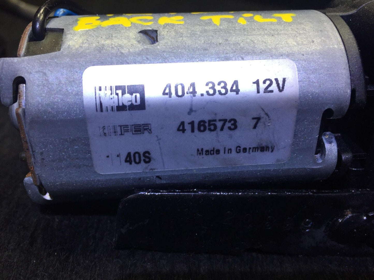 98 99 00 01 02 03 Mercedes Ml320 W163 Front Right Seat Back Tilt Motor OEM D34