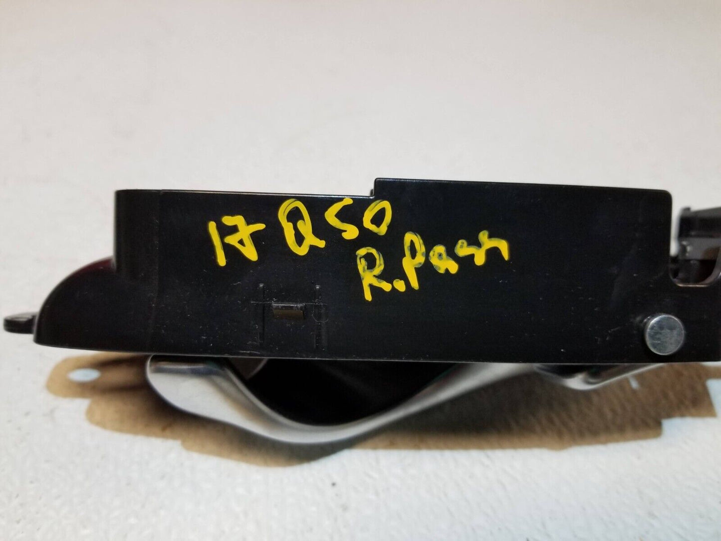 15 16 17 18 19 Infiniti Q50 Rear Right Pass Door Interior Handle OEM