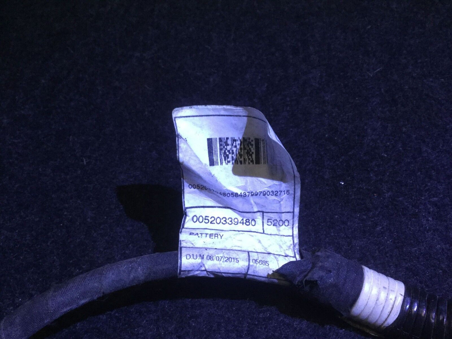 15 16 17 Jeep Renegade Battery Cable Wire 00520339480 OEM 7k Miles