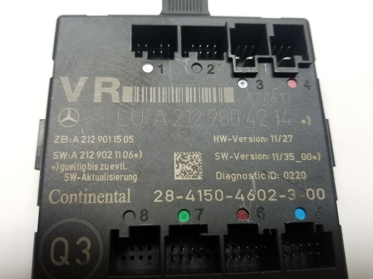 12 13 14 Mercedes-benz C300 Front Right Passenger Side Door Control Module OEM