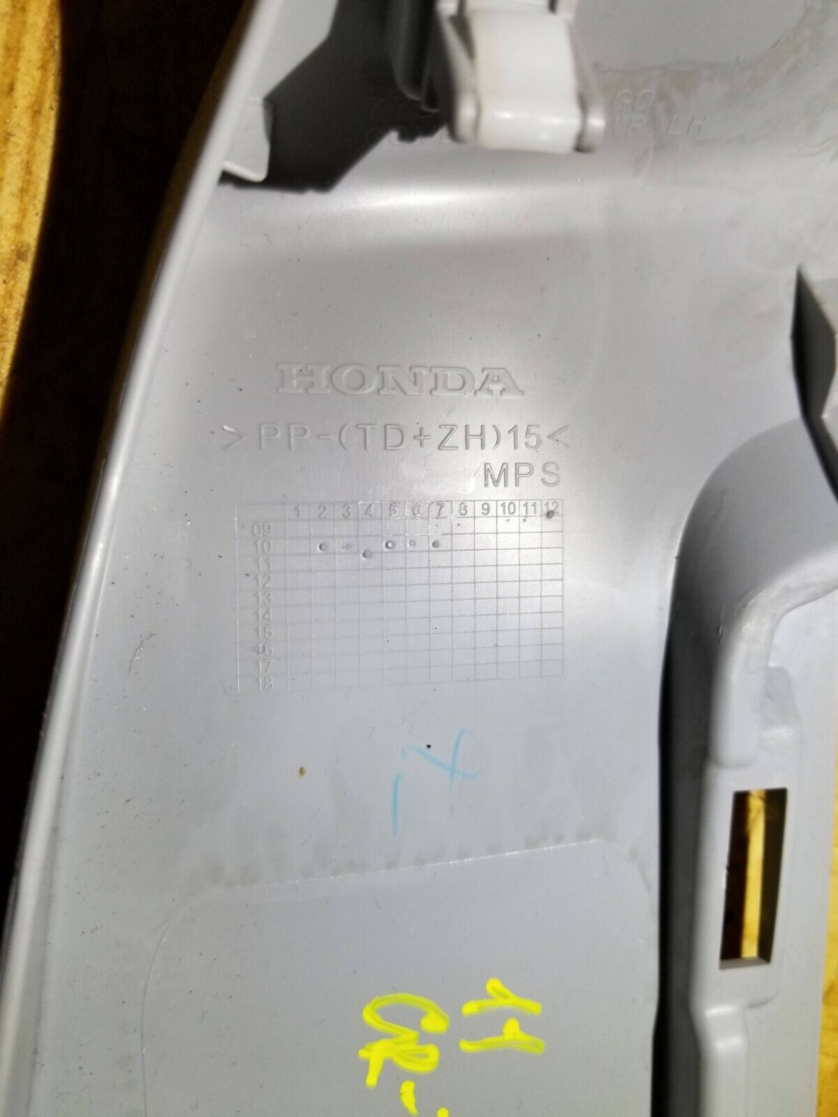 11 12 13 14 15 16 Honda Cr-z Fuse Box Dash Trim OEM