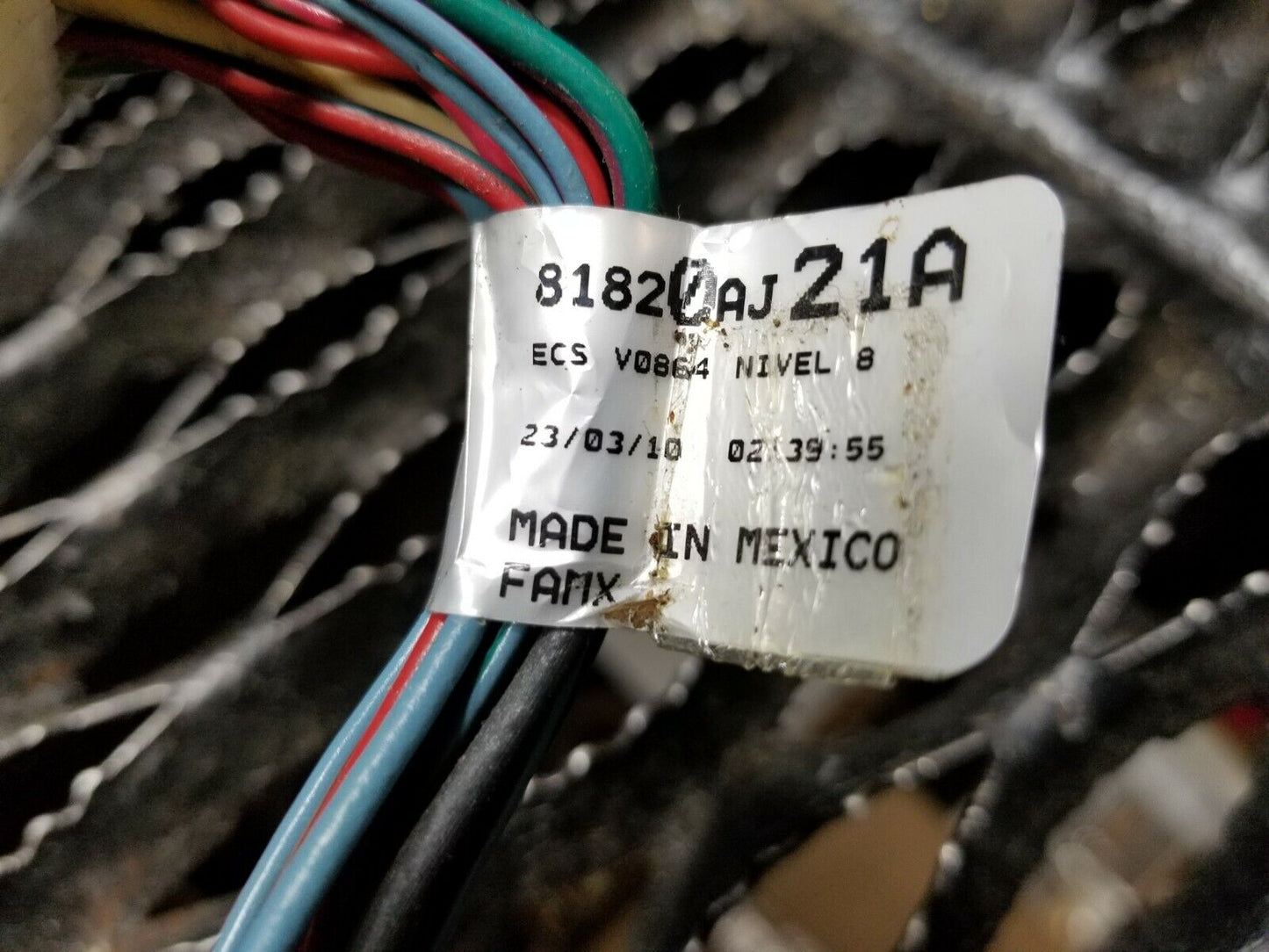10 11 12 13 14 Subaru Legacy Front Left Driver Door Wire Harness OEM