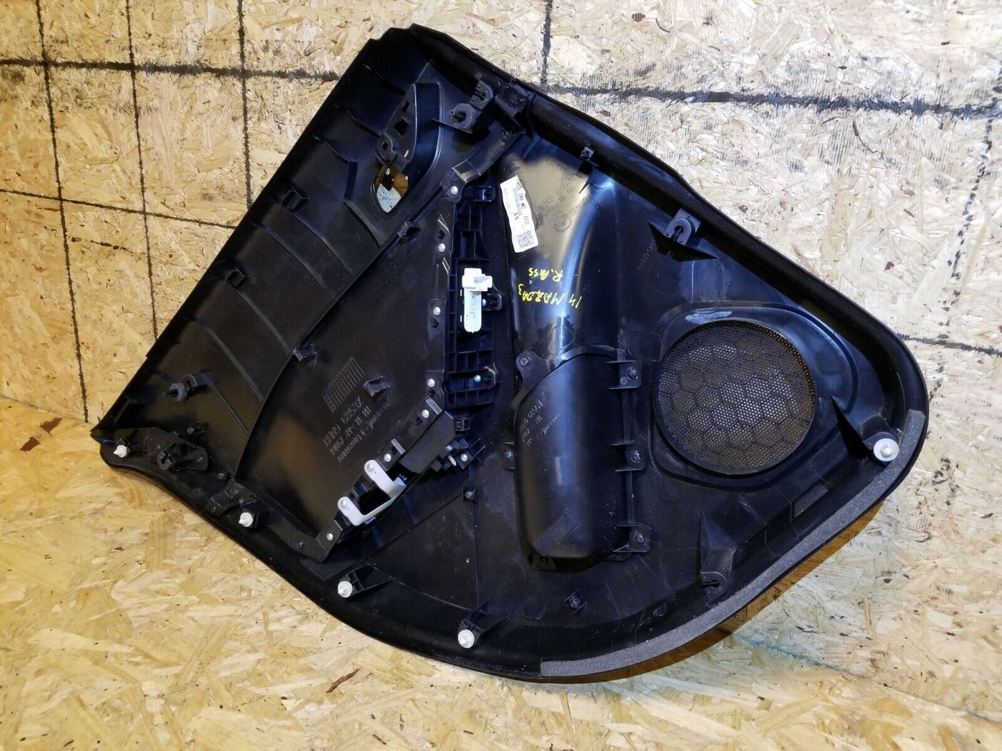 2014 2015 2016 Mazda 3 Sedan Rear Right Door Trim Panel Passenger Side OEM 16k