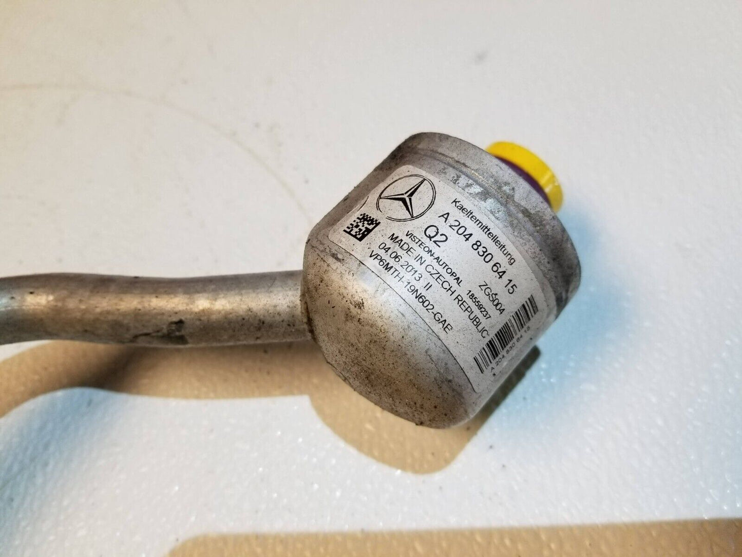 13 14 Mercedes-benz C300 AC Suction Hose Line Pipe 2pcs  OEM