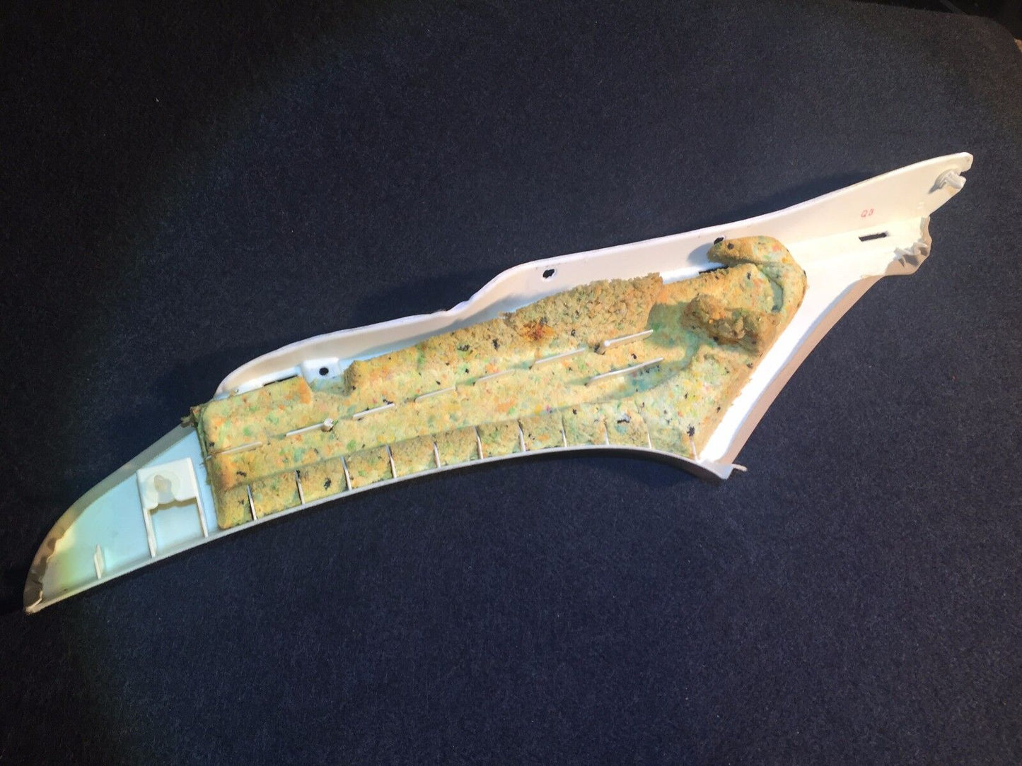 02 03 04 05 BMW 745i E65 Rear Left Driver Interior C Pillar Trim Cover OEM