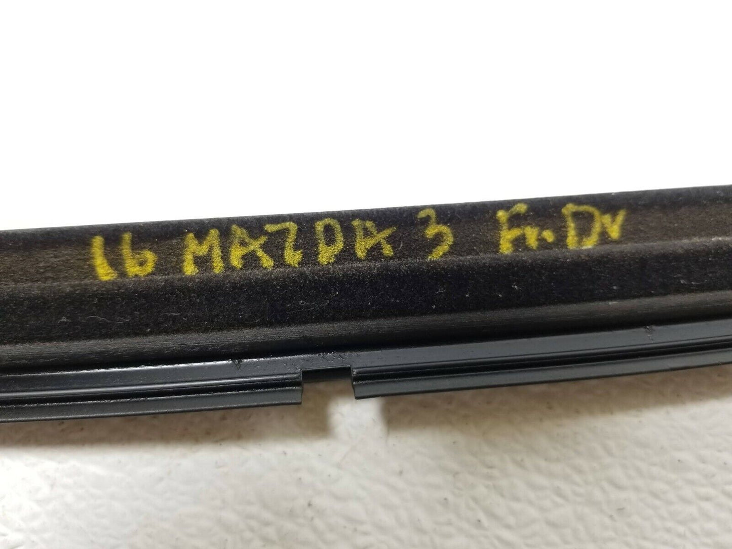 14 15 16 Mazda 3 Front Left Driver Door Window Belt Seal Molding OEM 41k Miles