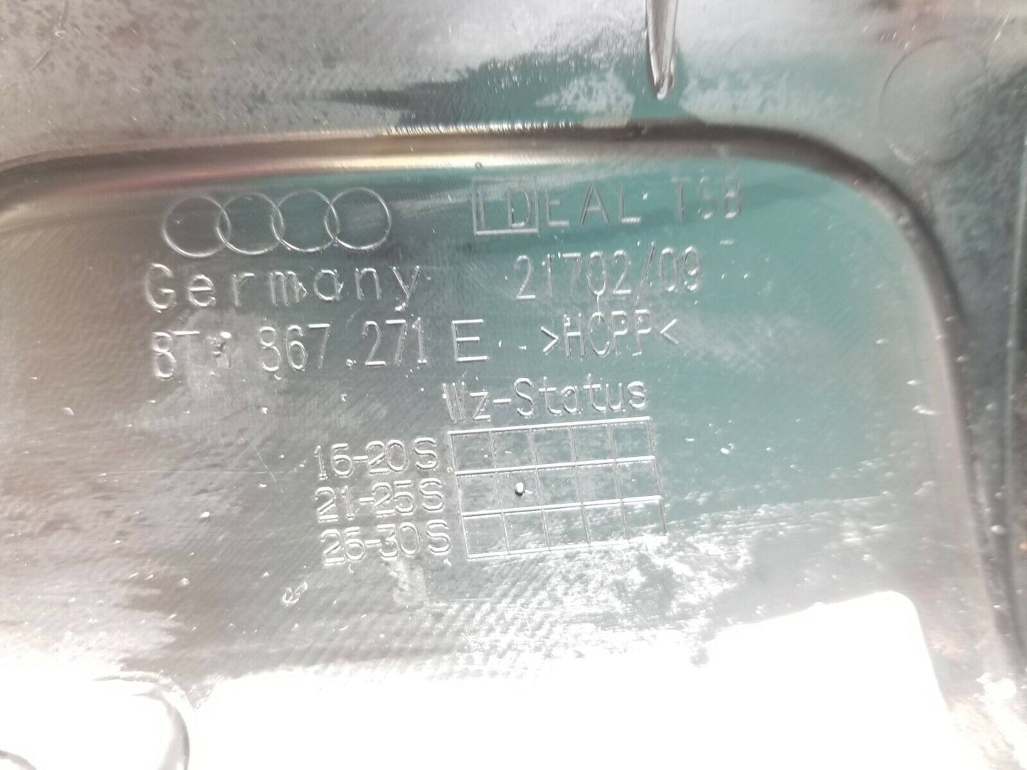 08 09 10 11 Audi A5 Coupe Front Left Driver Kick Panel Cover Trim OEM