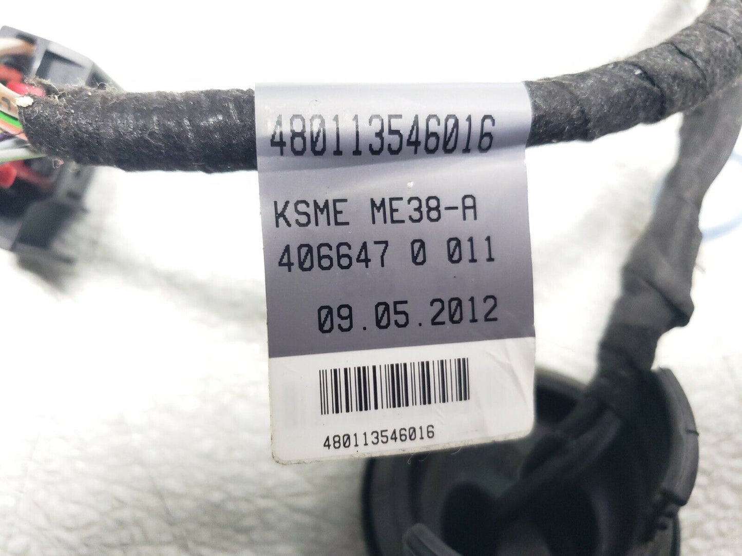 10 11 12 Audi Q5 Rear Left Driver Door Wire Harness OEM 72k Miles