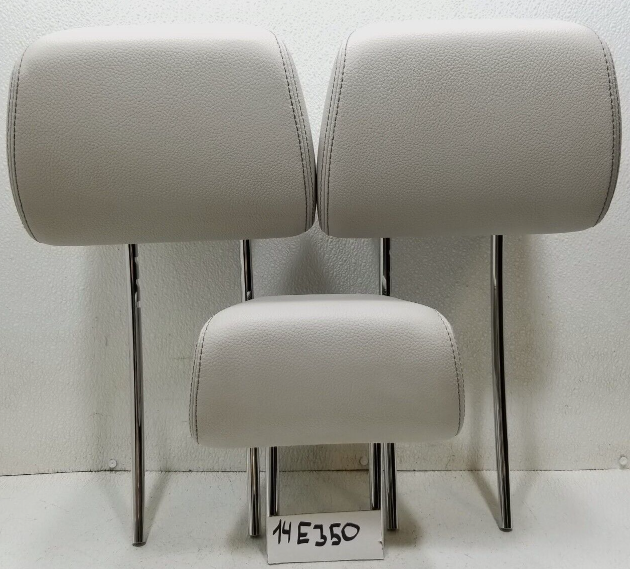 2011 - 2015 Mercedes E350 W212 Rear Seat Headrest 3pcs OEM